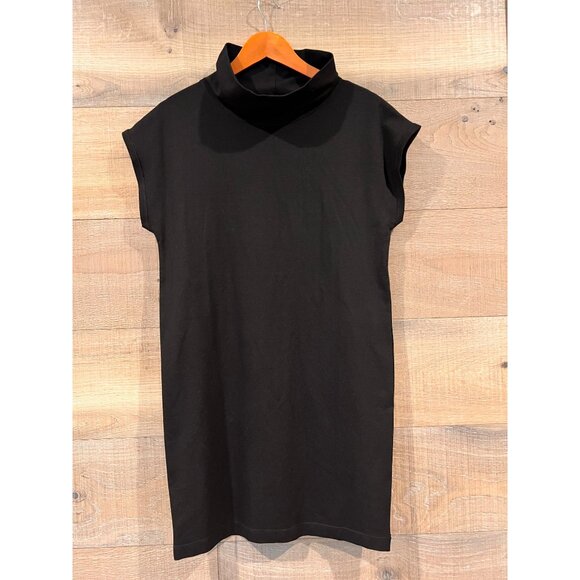 NWT FUZZI BLACK MOCKNECK MINI DRESS SIZE S - Picture 3 of 9